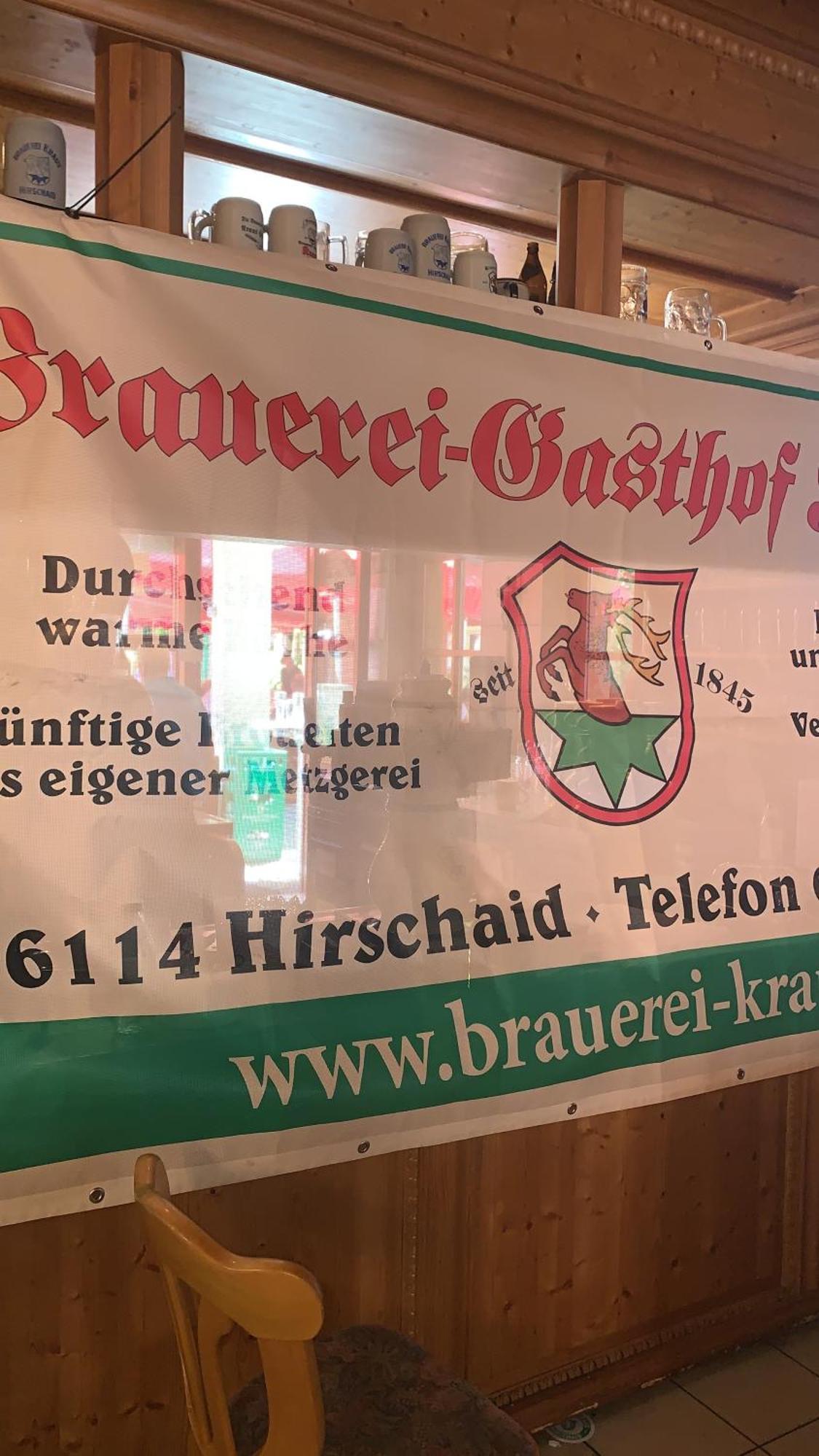 Brauerei Gasthof Kraus Hirschaid Buitenkant foto
