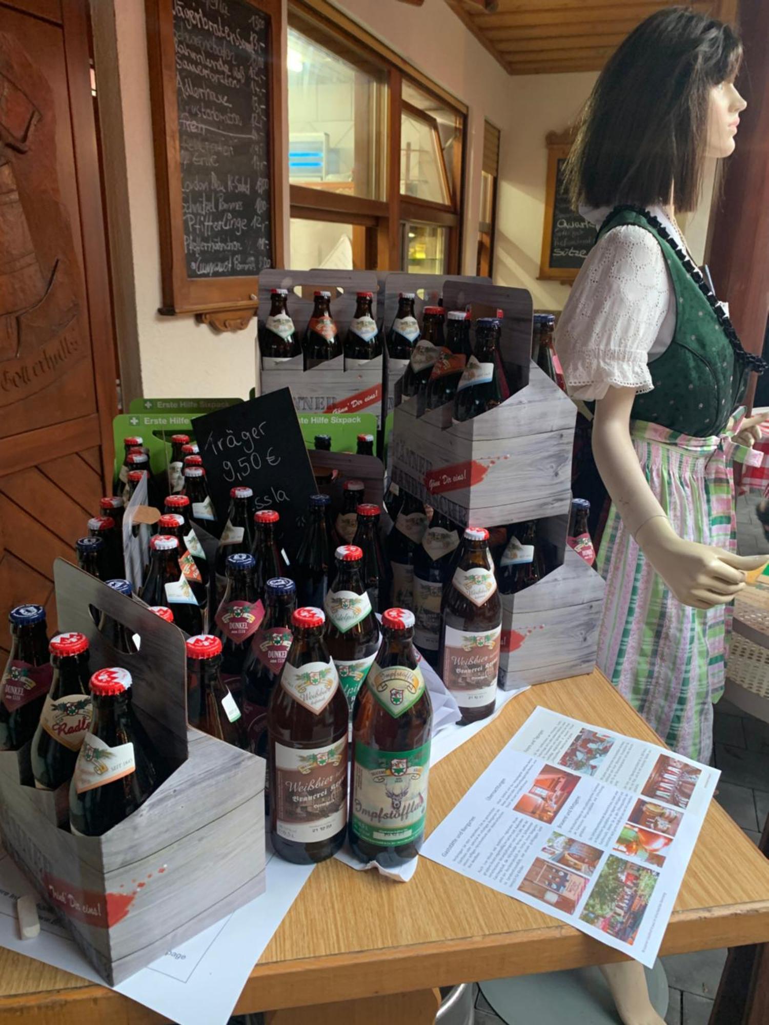 Brauerei Gasthof Kraus Hirschaid Buitenkant foto